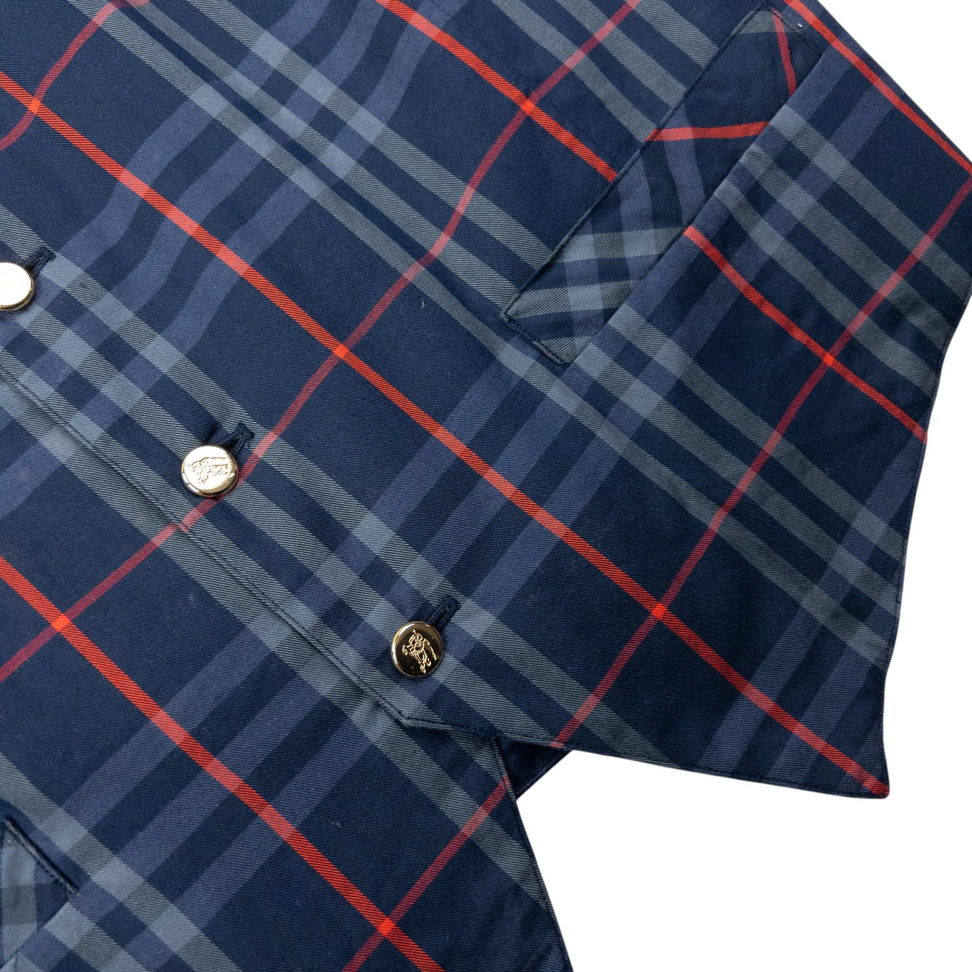 Vintage 90s Burberry Nova Check Waistcoat Vest Size L