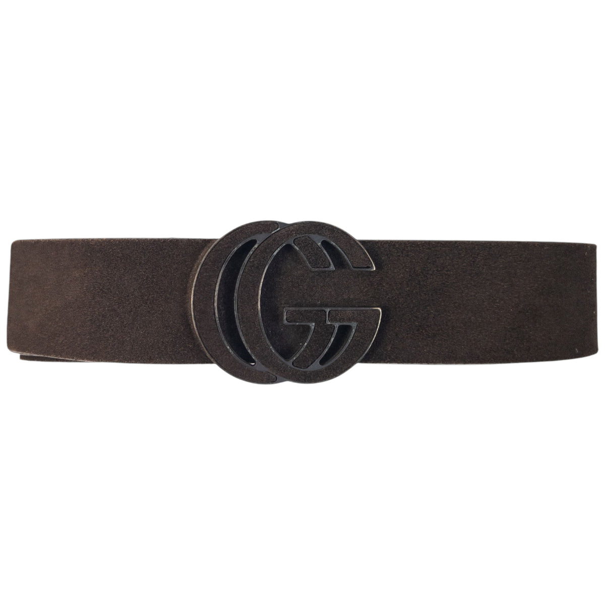 Vintage 2000s Gucci Suede Leather Belt Size M