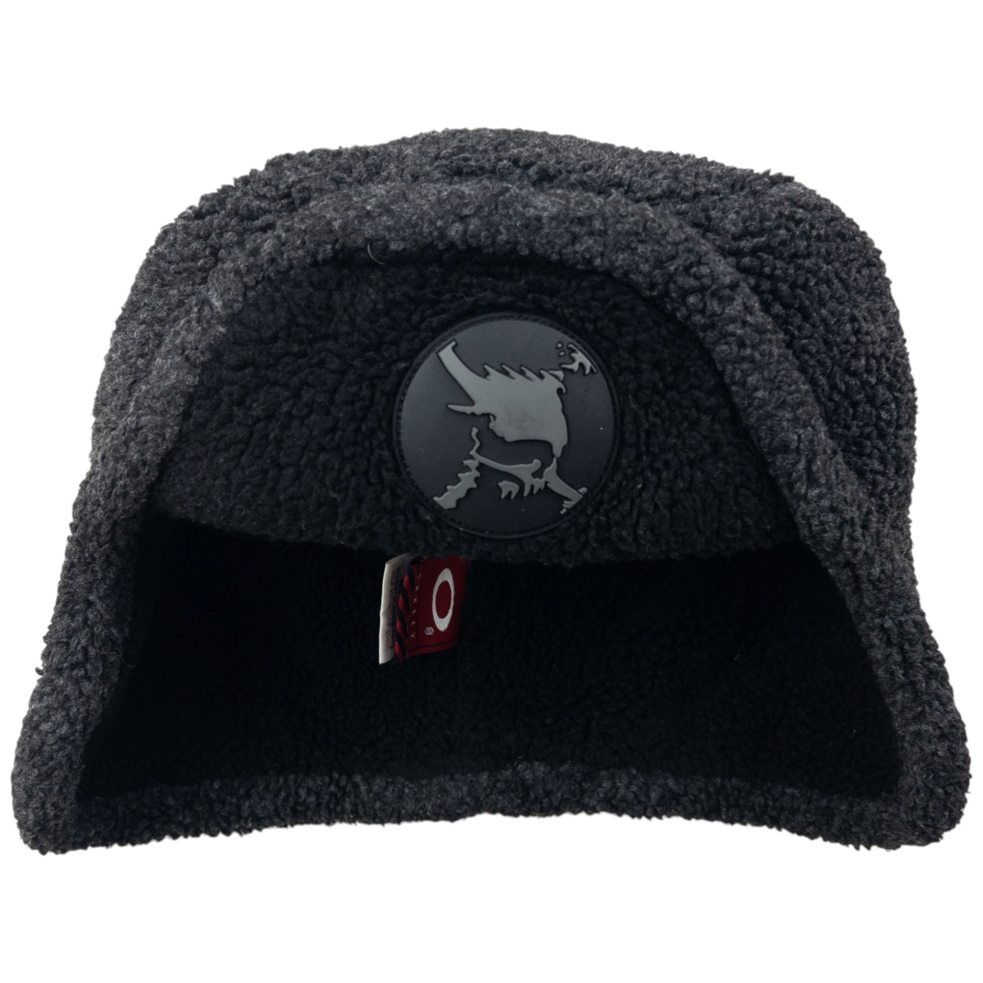 Vintage 90s Oakley Skull Moscow Fleece Trapper Hat