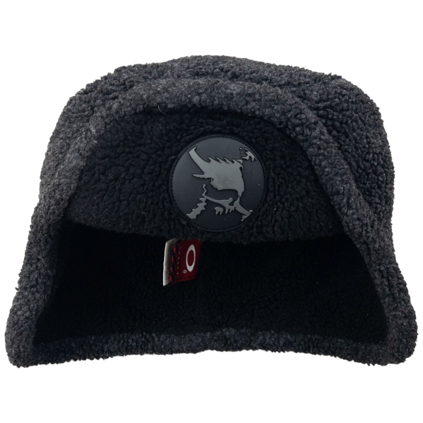 Vintage 90s Oakley Skull Moscow Fleece Trapper Hat