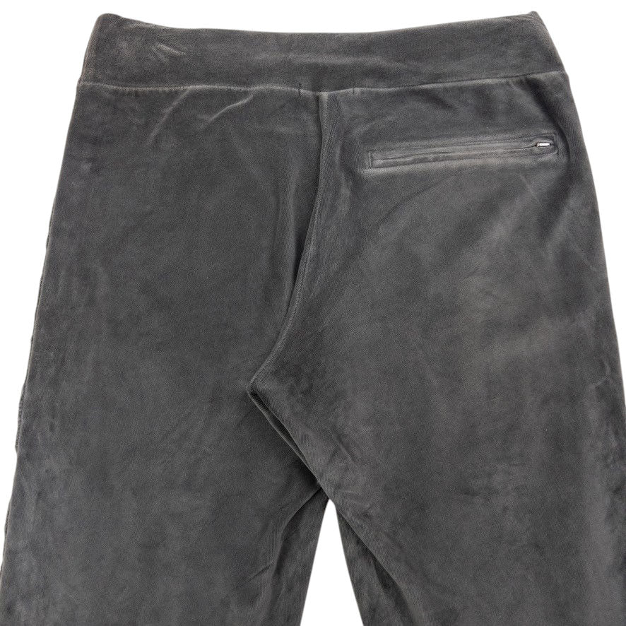 Vintage Burberry Ruched Velour Zip Up Hoodie & Joggers Set Womens Size S