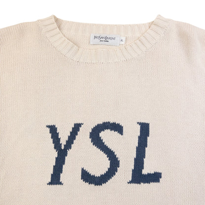 Vintage 2000s YSL Yves Saint Laurent Knit Jumper Size L