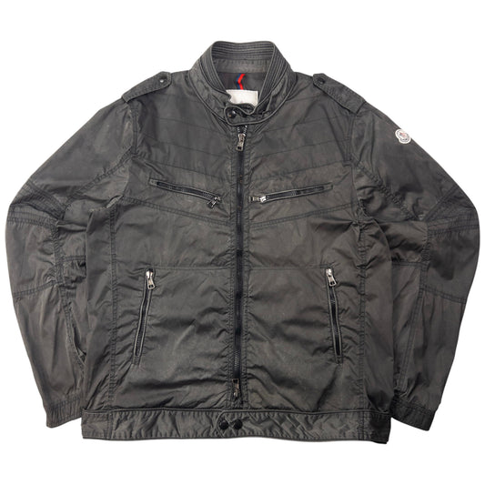 Vintage Moncler Zip Up Biker Jacket Size M