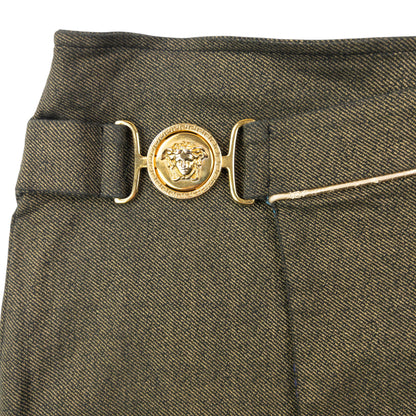 Vintage 2000s Versace Jeans Couture Wrap Mini Skirt Womens Size W34