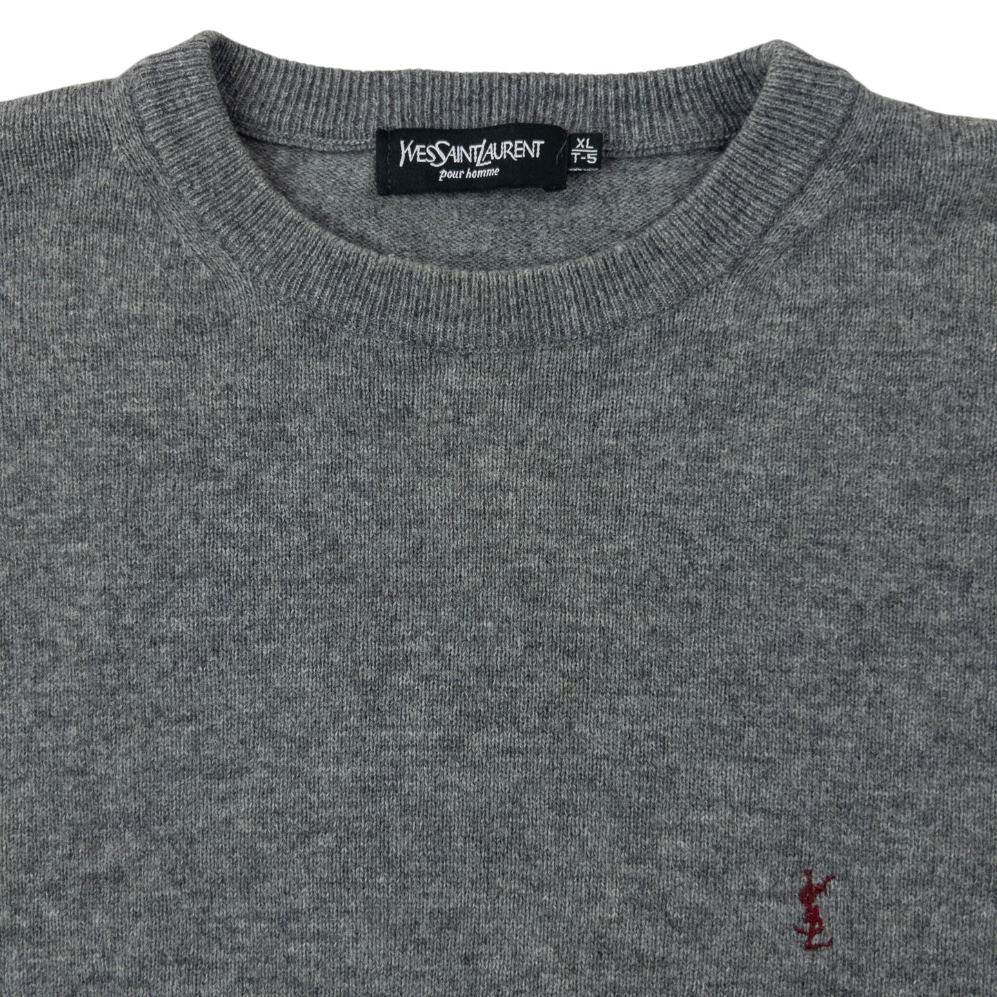 Vintage 90s YSL Yves Saint Laurent Wool Jumper Size L