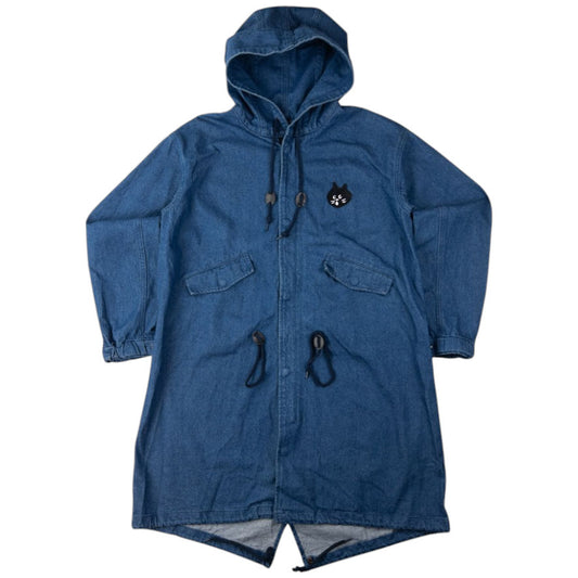 Vintage Ne-Net By Issey Miyake Zip Up Denim Jacket Size L