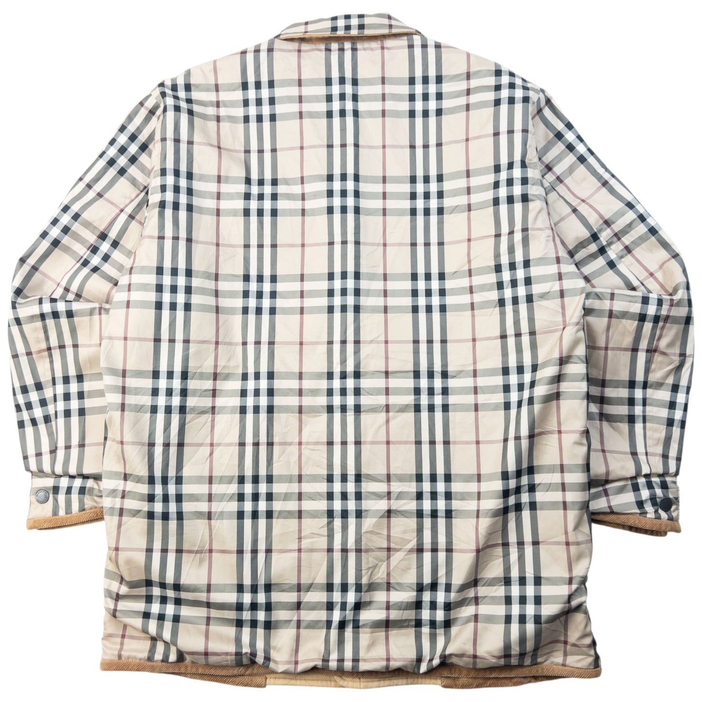 Vintage 2000s Burberry Nova Check Reversible Quilted Jacket Size S
