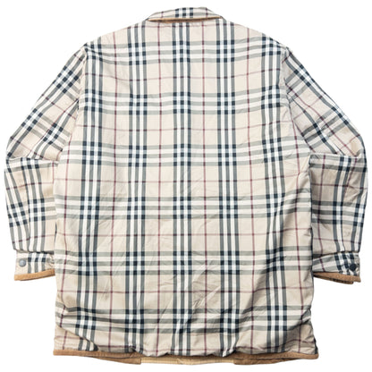 Vintage 2000s Burberry Nova Check Reversible Quilted Jacket Size S