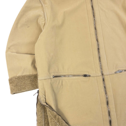 Vintage 90s Armani Jeans Fleece Lined Jacket in brown, photo 8