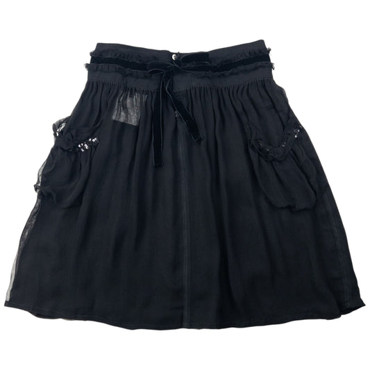 Vintage 2006 Comme Des Garçons Tricot Ruched Sheer Skirt Womens Size M