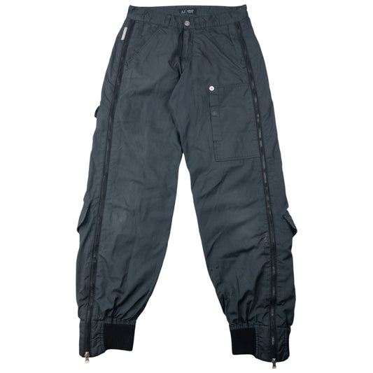 Vintage 2000s Armani Jeans Full Zip Trousers Size W30