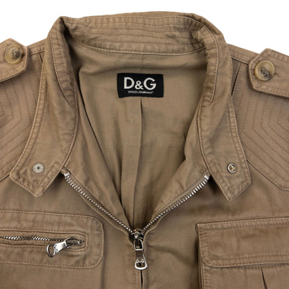 Vintage 2000s Dolce & Gabbana Multi Pocket Cargo Jacket Size S