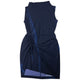 Vintage Marithe + Francois Girbaud Ruched Cowl Neck Dress Womens Size M