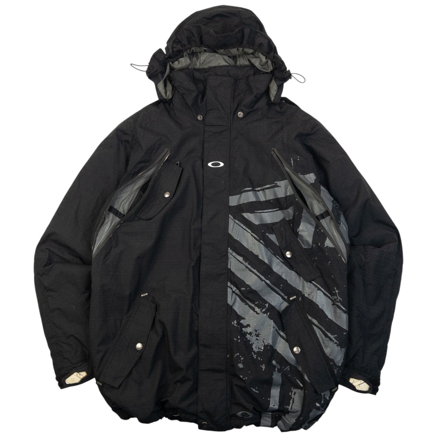 Vintage 2000s Oakley Zip Up Snowboarding Jacket Size XL
