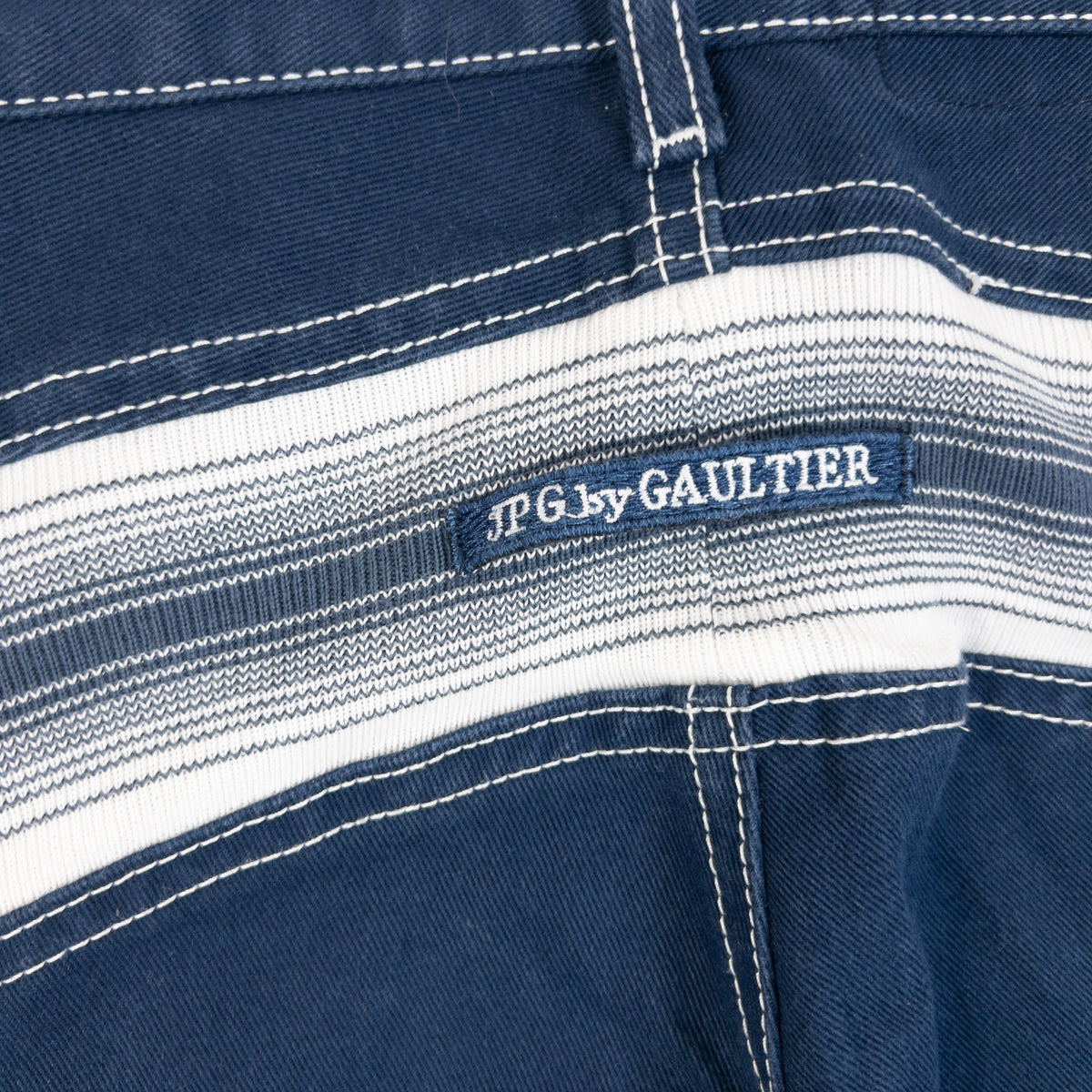 Vintage 2000s Jean Paul Gaultier JPG Denim Jeans in blue, photo 5