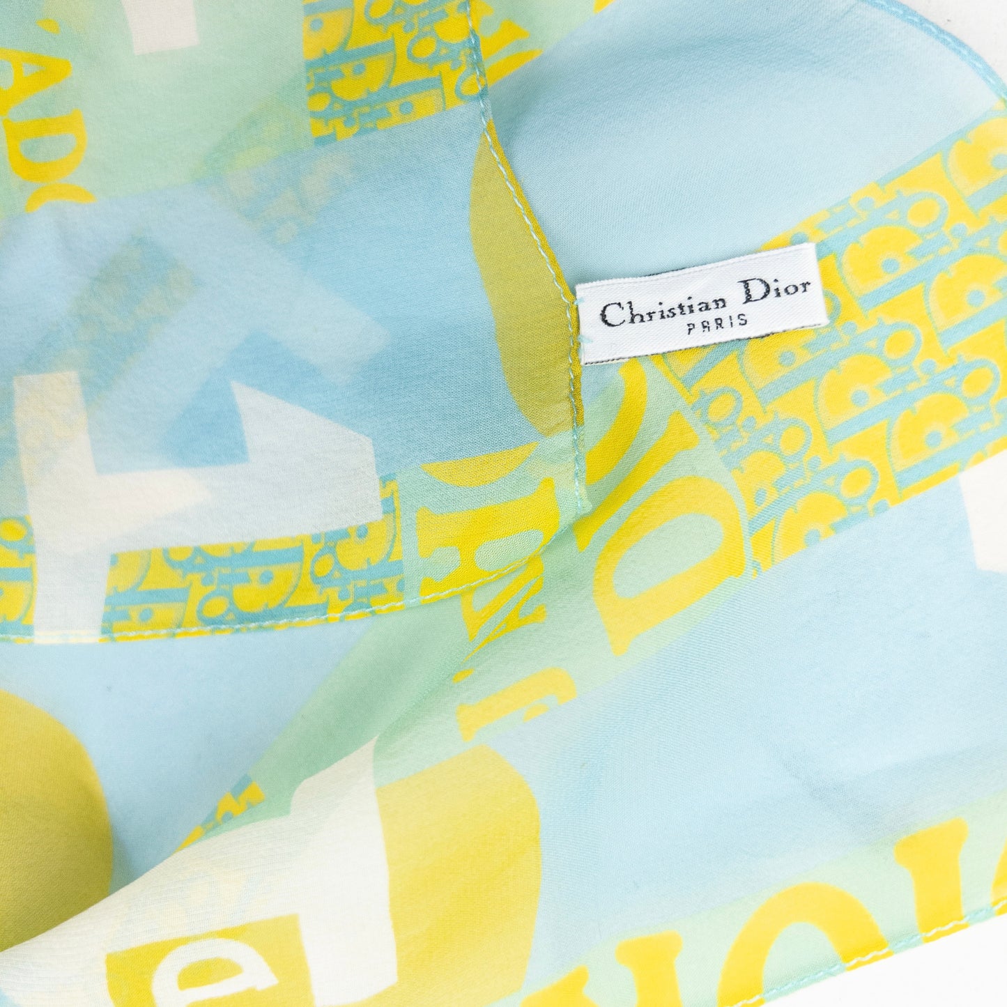 Vintage 2005 Dior Monogram Silk Scarf