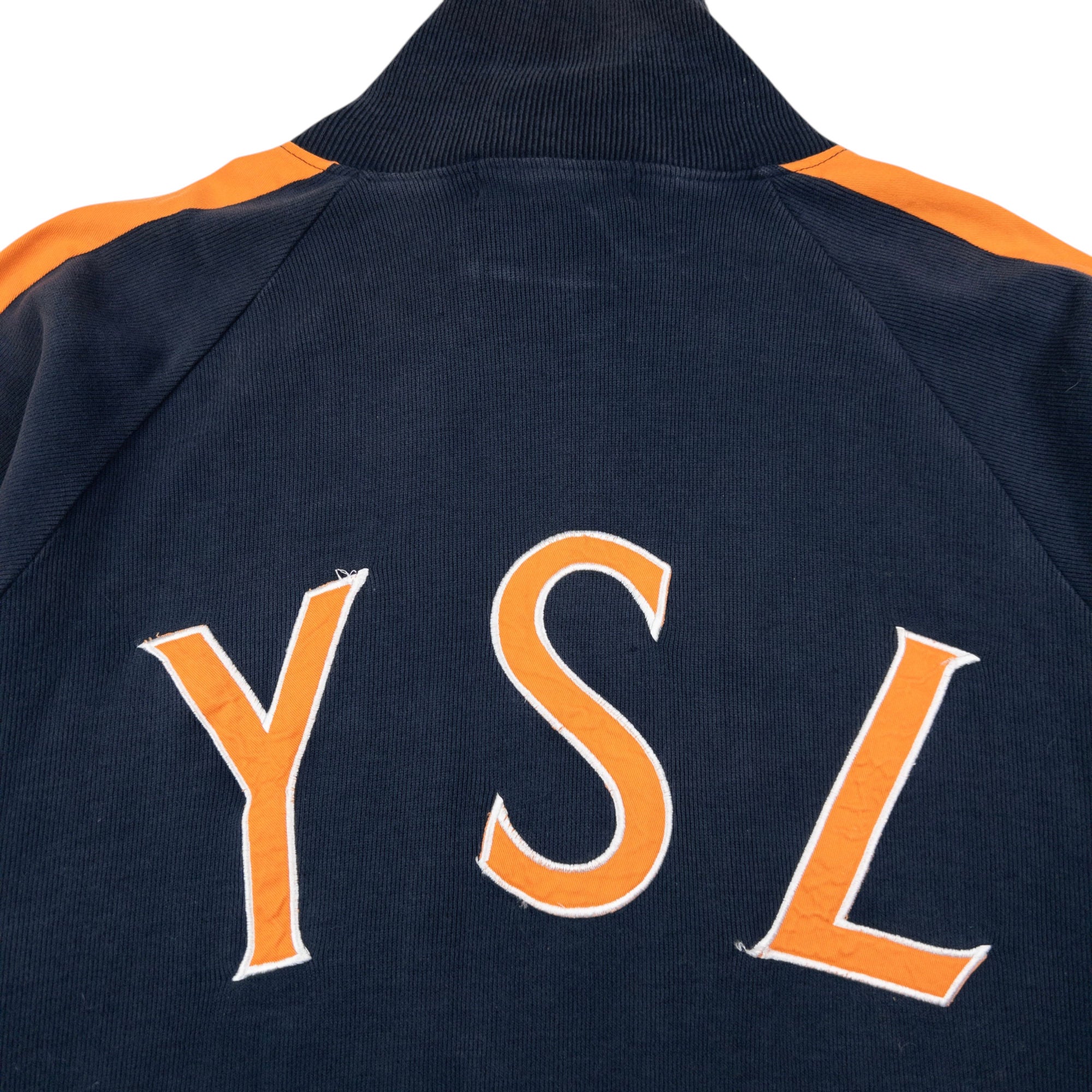 Vintage YSL Yves Saint Laurent Zip Up Sweatshirt Size XL