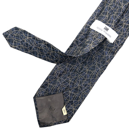 Vintage 90s Issey Miyake Pattern Silk Tie