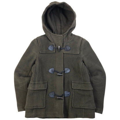 Vintage Burberry Brit Wool Duffle Jacket Womens Size S