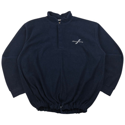 Vintage Armani Jeans Fleece Sweatshirt Size XL