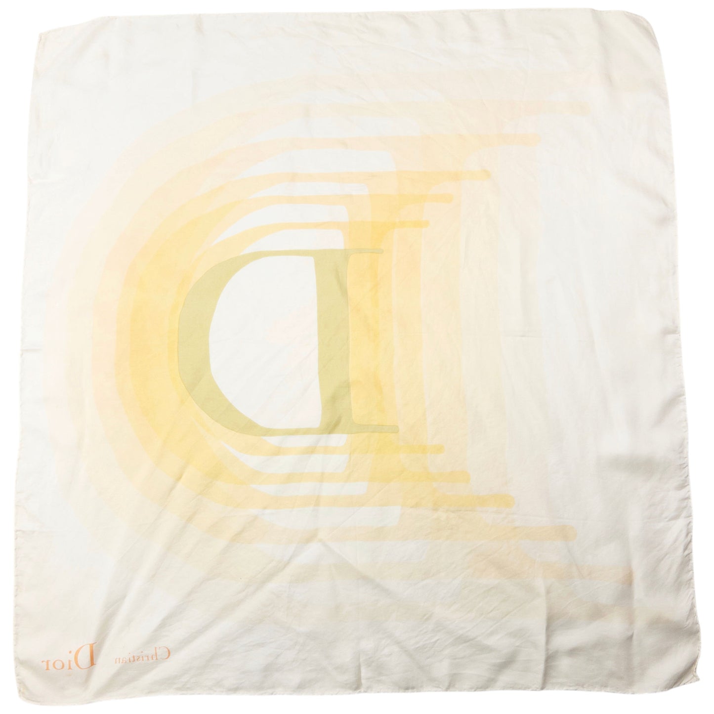 Vintage 2000s Dior Gradient Silk Scarf