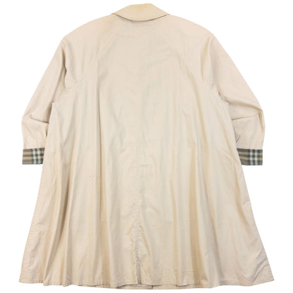 Vintage 80s Burberry Trench Jacket Size XL