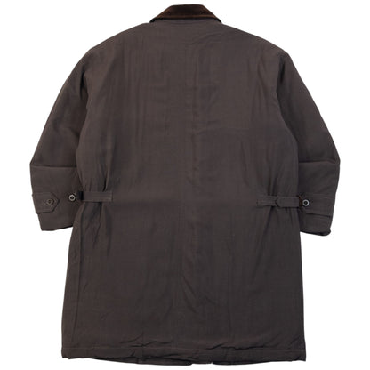 Vintage 90s Burberry Padded Zip Up Jacket in brown, photo 2