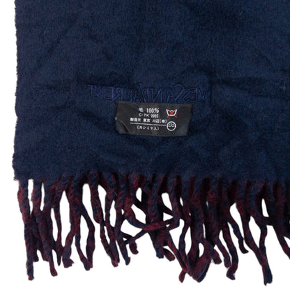 Vintage 90s YSL Yves Saint Laurent Wool Tassel Scarf