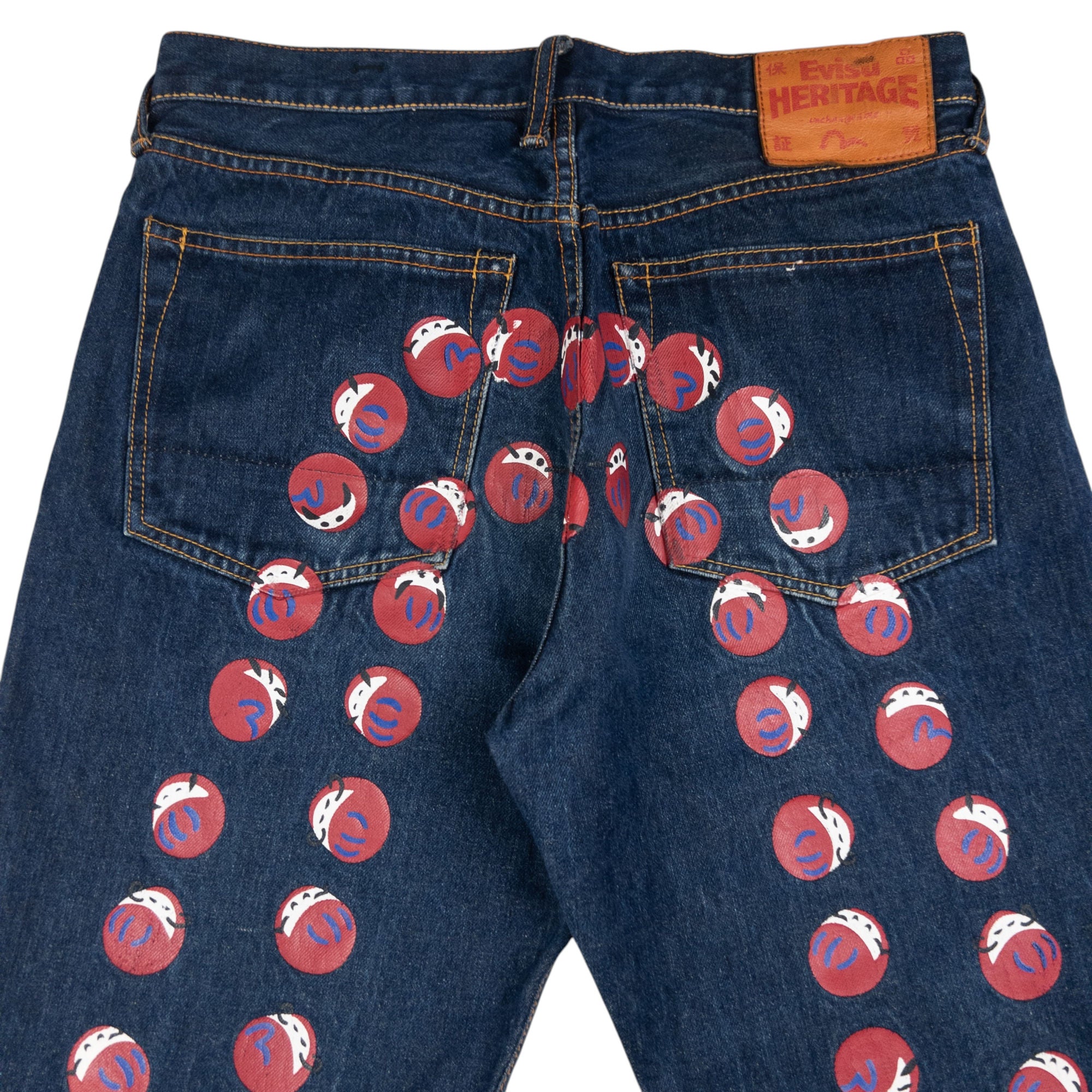 Vintage Evisu Daicock Ball Japanese Denim Jeans Size W32
