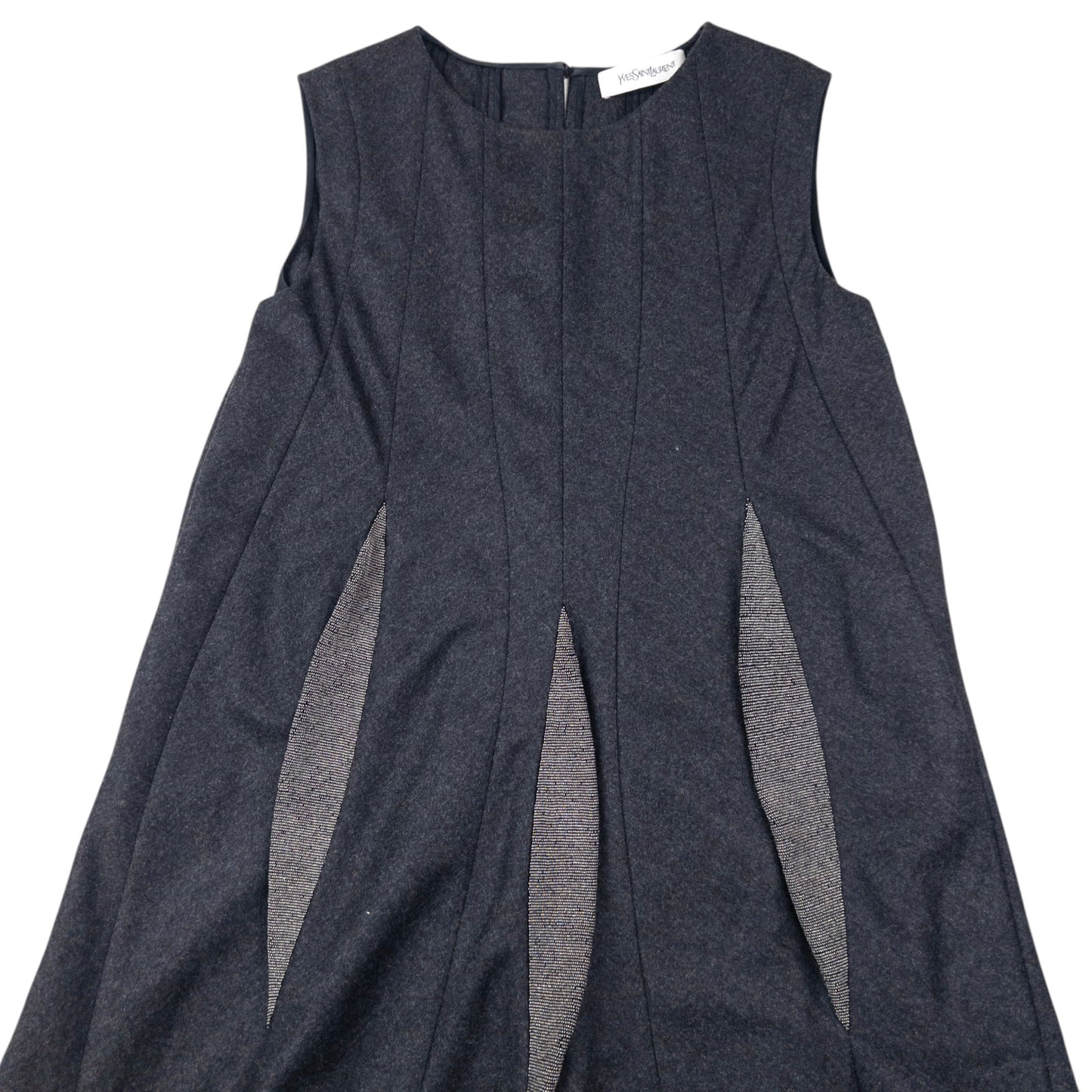 Vintage 2000s YSL Yves Saint Laurent Wool Dress Womens Size M