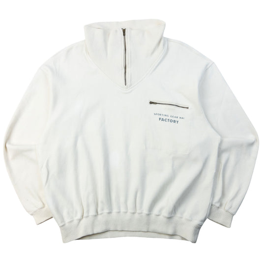 Vintage 90s Hai Sporting Gear By Issey Miyake Q Zip Sweatshirt Size XS
