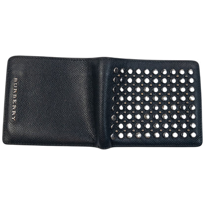 Vintage 2000s Burberry Studded Leather Wallet