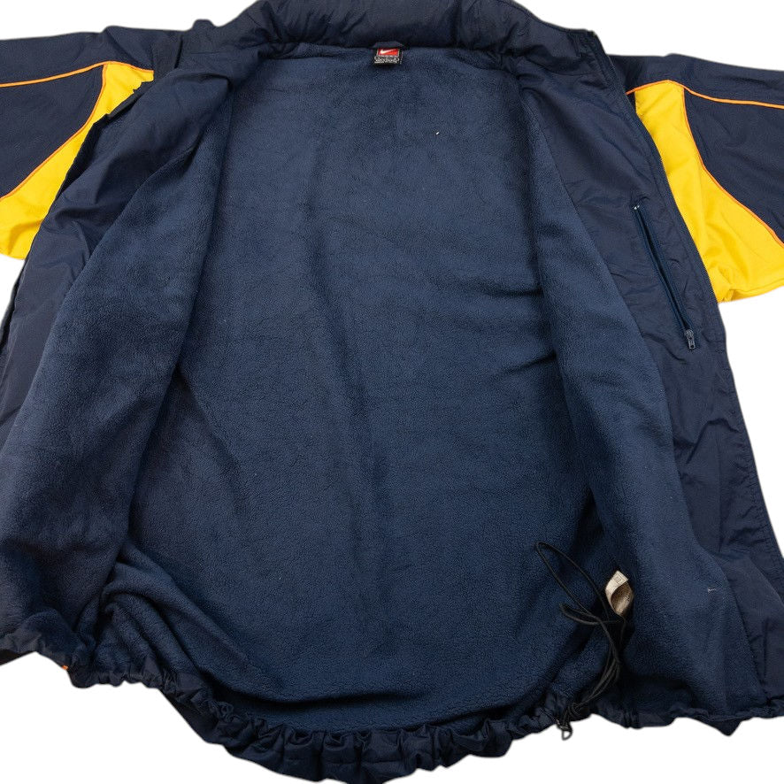 Vintage Nike FC Internationale Milan Fleece Lined Training Jacket Size XL