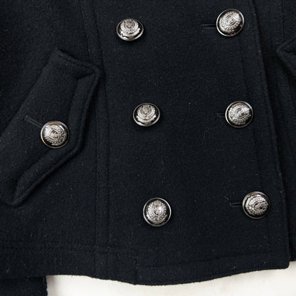 Vintage 2000s Burberry Blue Label Nova Check Lined Wool Jacket Womens Size S
