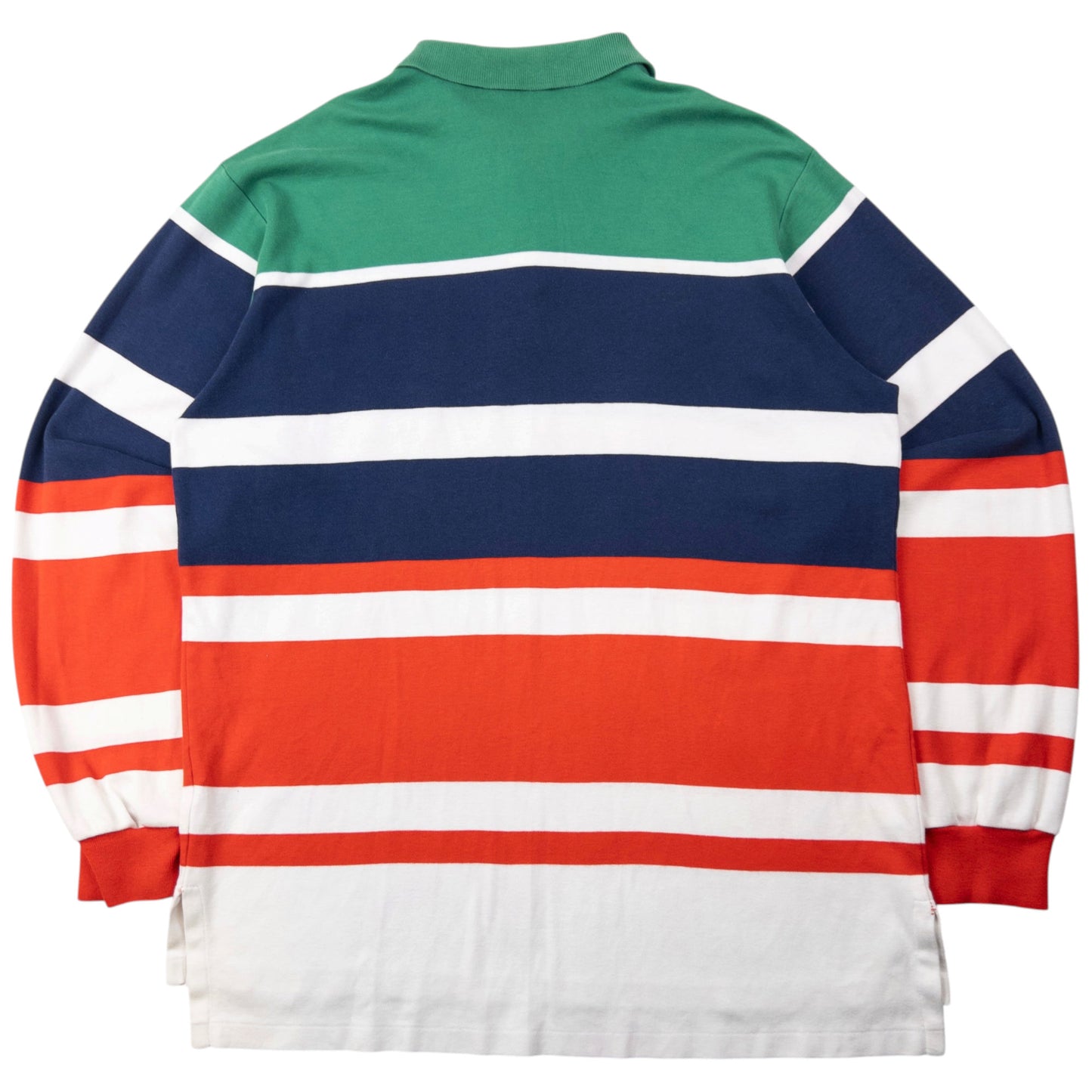 Vintage 90s Polo Ralph Lauren Striped Long Sleeve Polo Shirt Size XL