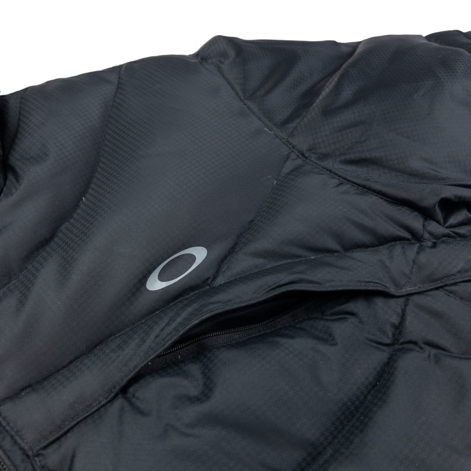 Vintage Oakley Zip Up Puffer Jacket Size M