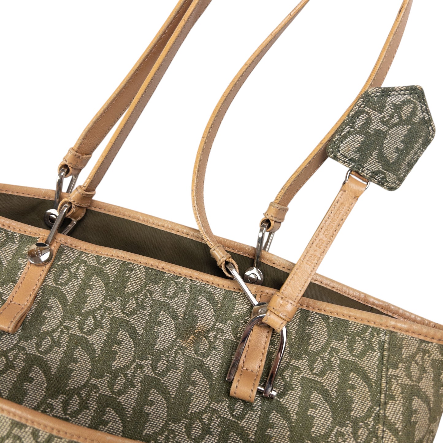 Vintage Dior Monogram Shoulder Bag