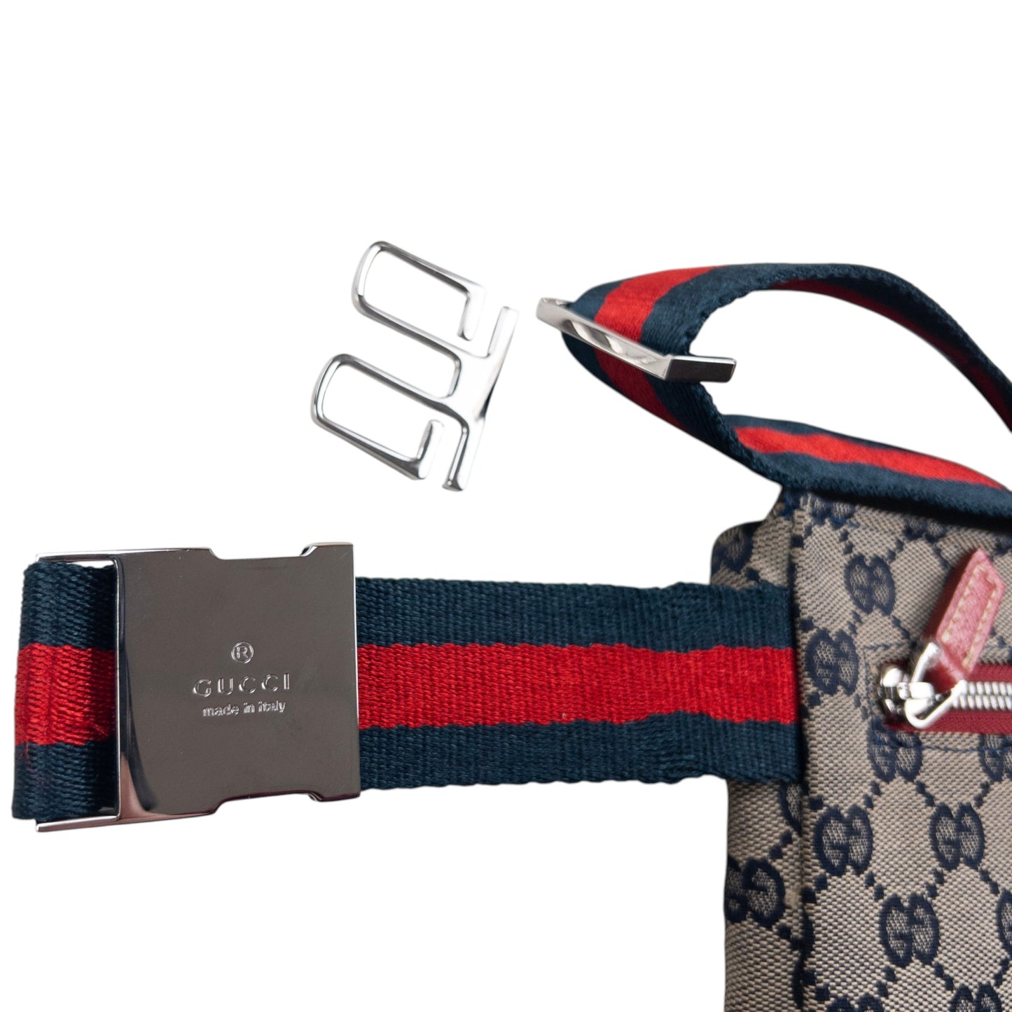 Vintage 2000s Gucci Monogram Crossbody Bag