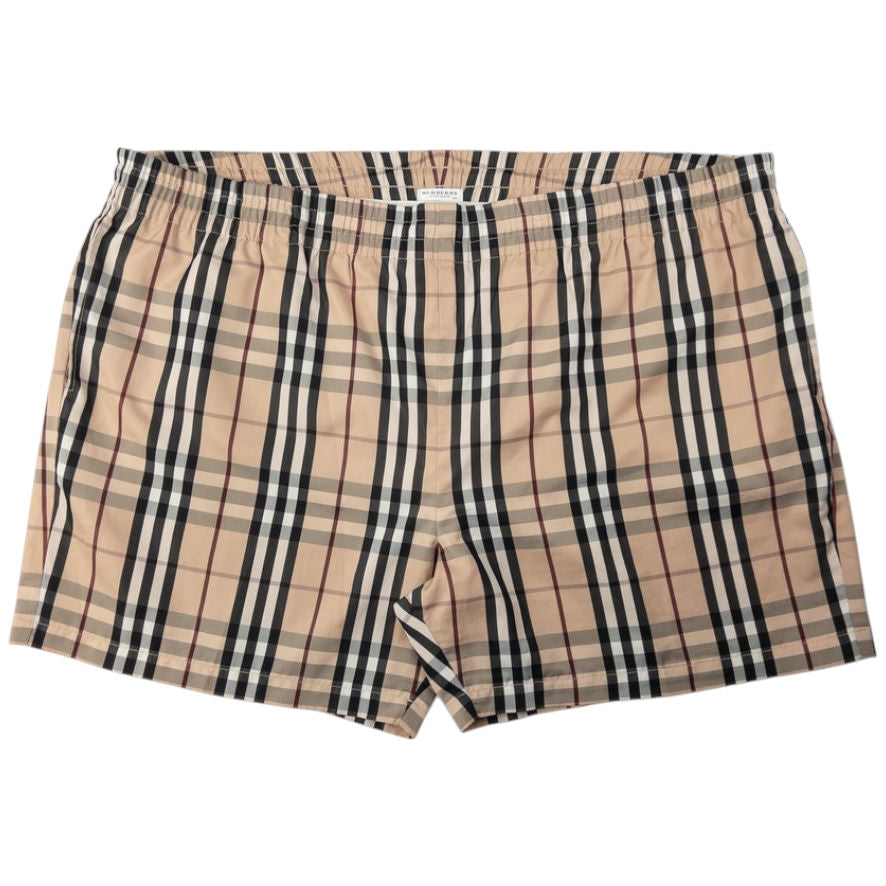 Vintage Burberry Nova Check Swim Shorts Size XXL