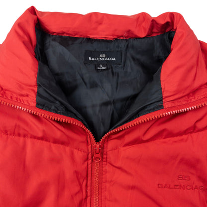 Vintage 90s Balenciaga Zip Up Puffer Jacket Size L