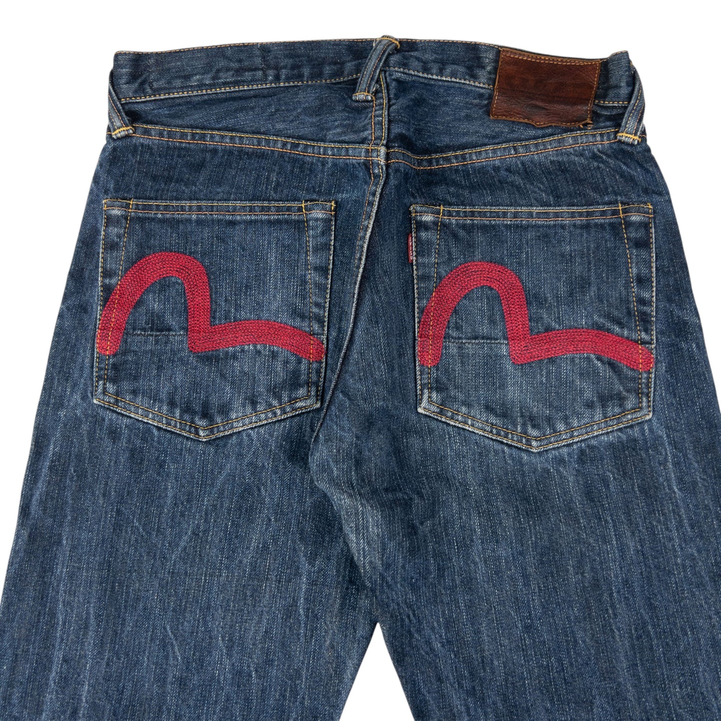 Vintage Evisu Double Gull Embroidered Japanese Denim Jeans Size W29