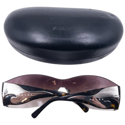 Vintage 2000s Prada Tortoise Shell Swirl Sunglasses