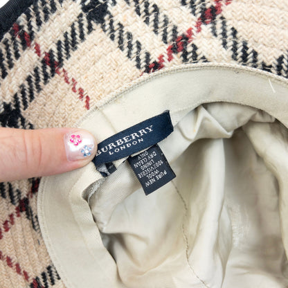 Vintage 2000s Burberry Nova Check Buckle Bucket Hat Size M