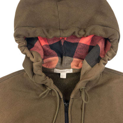 Vintage Burberry Brit Zip Up Hoodie in brown, photo 3
