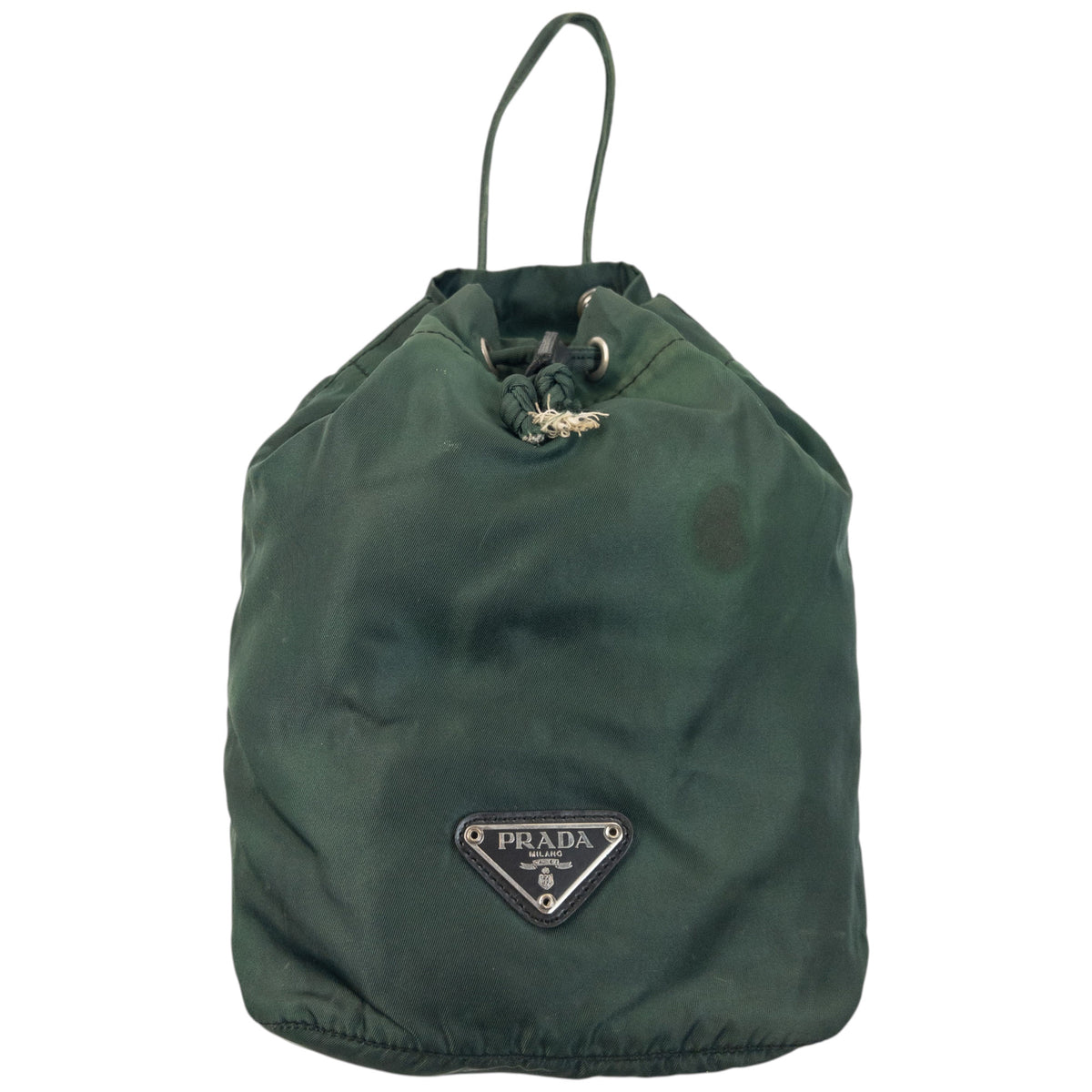 Vintage 2000s Prada tasje met trekkoord