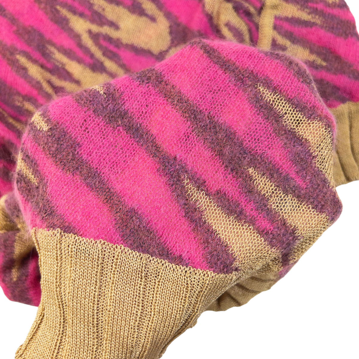 Vintage 90s Fendi Knit Pattern Top Womens Size M