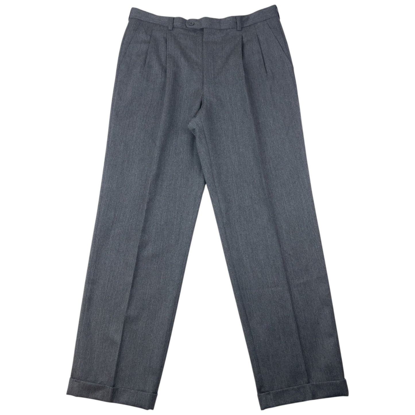 Vintage 80s YSL Yves Saint Laurent Jacket & Trousers Suit Set Size L