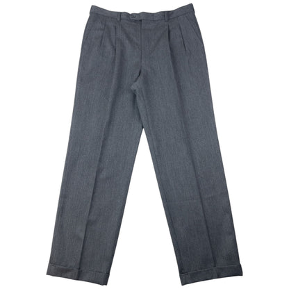 Vintage 80s YSL Yves Saint Laurent Jacket & Trousers Suit Set Size L