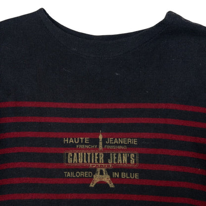 Vintage Gaultier Jean's Striped Jumper Womens Size M