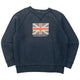 Vintage 2000s Burberry Union Jack Graphic Sweatshirt Womens Size XXS